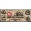 Image 1 : 1864 $10 State of Florida Tallahassee Obsolete Bank Note