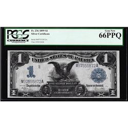 1899 $1 Black Eagle Silver Certificate Note Fr.236 PCGS Gem New 66PPQ