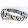 Image 7 : Rolex Ladies Two Tone Blue Vignette Diamond & Sapphire Datejust Wristwatch