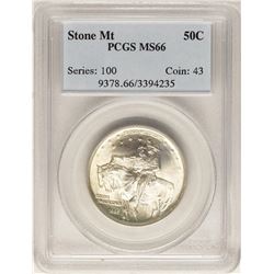 1925 Stone Mountain Commemorative Half Dollar Coin PCGS MS66