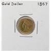 Image 1 : 1857 $1 Indian Princess Head Gold Coin