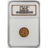 Image 1 : 1925-D $2 1/2 Indian Head Quarter Eagle Gold Coin NGC MS63
