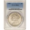 Image 1 : 1883 $1 Morgan Silver Dollar Coin PCGS MS63