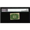 Image 2 : 1863 10 Cents Second Issue Fractional Currency Note Fr.1246 PMG Uncirculated 62