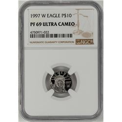 1997-W $10 Proof Platinum American Eagle Coin NGC PF69 Ultra Cameo