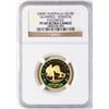 Image 1 : 2000P Australia $100 Olympics Sprinter Commemorative Gold Coin NGC PF69 Ultra Cameo