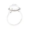 Image 4 : 14KT White Gold 4.82 ctw Moonstone and Diamond Ring