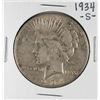 Image 1 : 1934-S $1 Peace Silver Dollar Coin