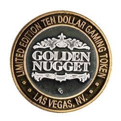 .999 Silver Golden Nugget Las Vegas, Nevada $10 Casino Limited Edition Gaming Token