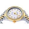 Image 6 : Rolex Men's Two Tone White Diamond 3 ctw Channel Set Datejust Wristwatch