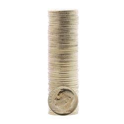 Roll of (50) Brilliant Uncirculated 1963 Roosevelt Dime Coins