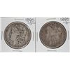 Image 1 : Lot of (2) 1885-S $1 Morgan Silver Dollar Coins