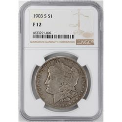 1903-S $1 Morgan Silver Dollar Coin NGC F12