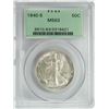 Image 1 : 1940-S Walking Liberty Half Dollar Coin PCGS MS63 Old Green Holder