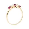 Image 4 : 14KT Yellow Gold 0.75 ctw Ruby and Diamond Ring