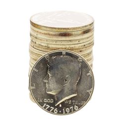 Roll of (20) Brilliant Uncirculated 1976-S Bicentennial 40% Silver Half Dollar Coins