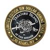 Image 2 : .999 Silver Treasure Island Las Vegas $10 Limited Edition Casino Gaming Token
