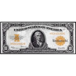 1922 $10 Gold Certificate Note