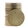 Image 1 : Roll of (20) Brilliant Uncirculated 1943 Mexico Un Peso Silver Coins