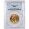 Image 1 : 1908 $10 Indian Head Eagle Gold Coin PCGS MS63