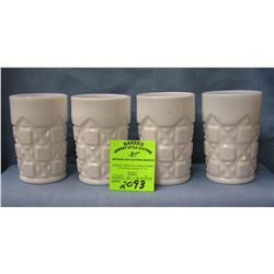 Set of four Westmoreland drinking glasses