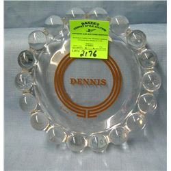 Dennis name decorated ash tray/candy dish