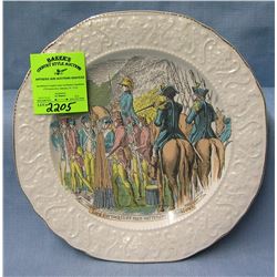 Cornwallis? men surrender at York Town plate