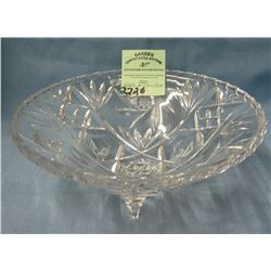 Crystal serving bowl