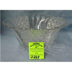 Crystal serving bowl
