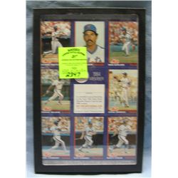 Vintage NY Mets uncut baseball card sheet