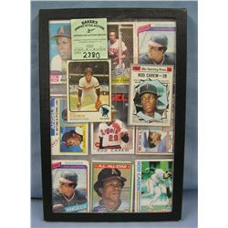 Collection of vintage Rod Carew baseball cards