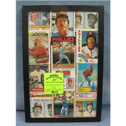 Collection of vintage Mike Schmitt baseball cards