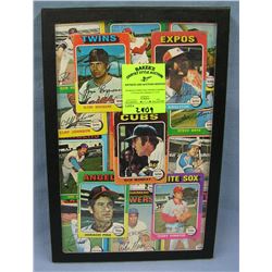 Collection of vintage1975 Topps baseball cards