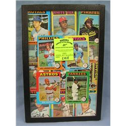 Collection of vintage1975 Topps baseball cards