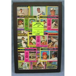 Collection of vintage1975 Topps baseball cards