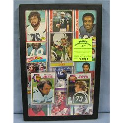 Collection of vintage all star football cards