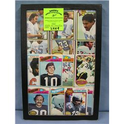 Collection of vintage all star football cards