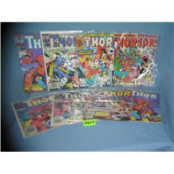 Collection of early Thor comic books