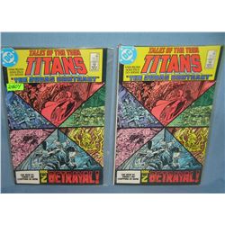 Pair of the tales of the teen titans