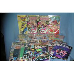 Large group of vintage Marvel comic books