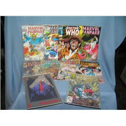 Collection of vintage marvel comic books