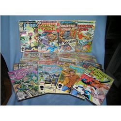 large collection of Fantastic 4 comic books