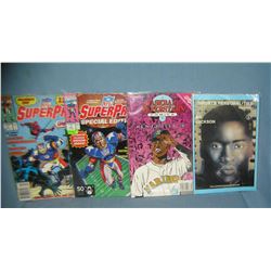 Group of 4 sport related comic books
