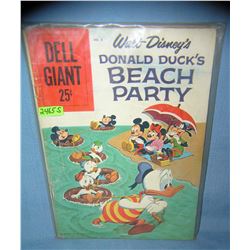 Donald Duck's beach party giant sized comic book