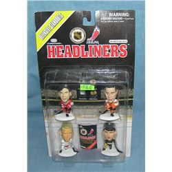 Group of 4 Hockey all star sports figures
