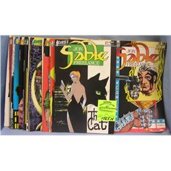 Large collection of vintage Sable comic books