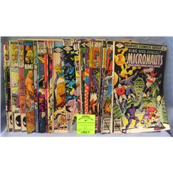 Vintage Marvel Micronauts comic books