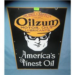 Oilzum America's Finest oil retro style sign