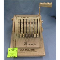 Vintage Paymaster check writing machine