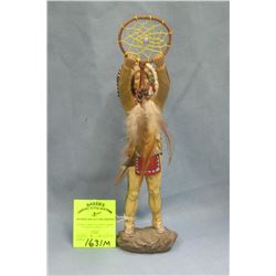 Hand painted American Indian figure